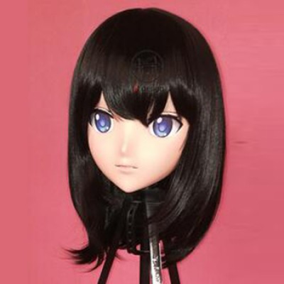 Custom Crossdress Female/Girl Resin 3/4 Head Cosplay Japanese Role Play Anime Sagisawa Fumika Kigurumi Mask Custom Crossdress Female/Girl Resin 3/4 Head Cosplay Japanese Role Play Anime Sagisawa Fumika Kigurumi Mask